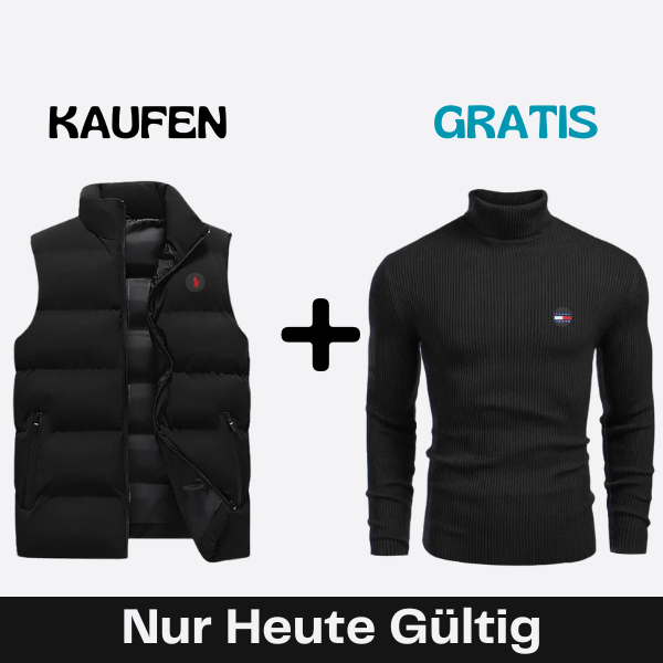 Weste + GRATIS Pullover (RÄUMUNGSVERKAUF)
