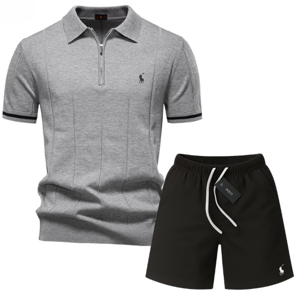 Knit Polo Details