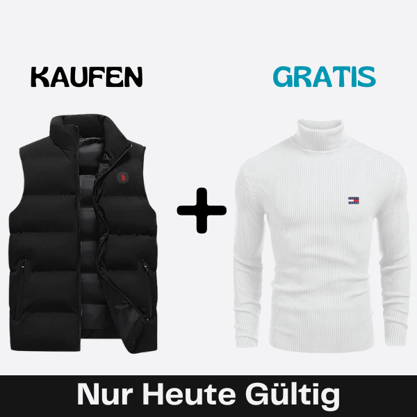 Weste + GRATIS Pullover (RÄUMUNGSVERKAUF)