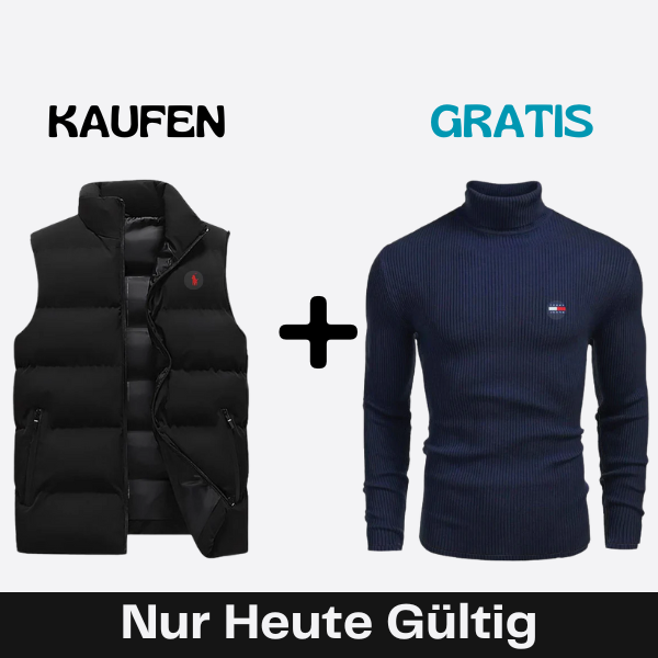 Weste + GRATIS Pullover (RÄUMUNGSVERKAUF)