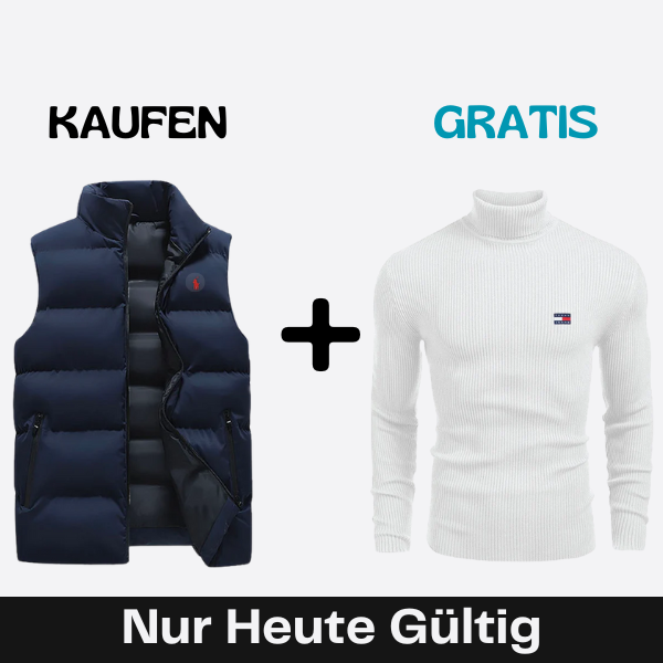 Weste + GRATIS Pullover (RÄUMUNGSVERKAUF)